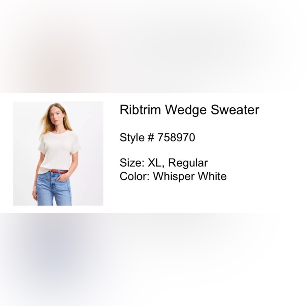 LOFT Short Sleeve Knit Sweater